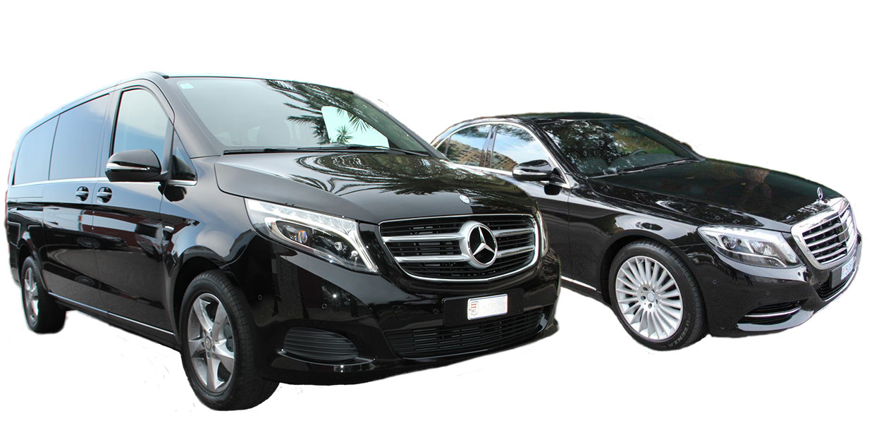 Transfert Limousines classe S et minivan classe V- Transferts Monaco et toute la Côte d'Azur-Heli Limousines